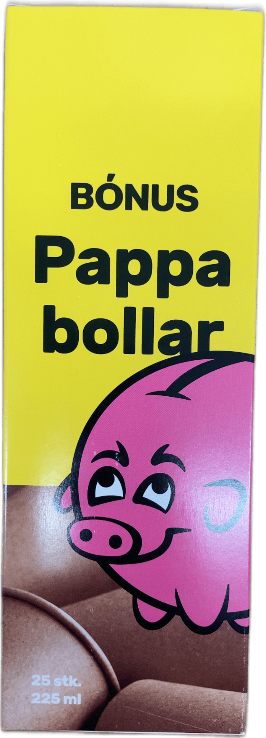 Bónus Pappabollar 225 ml 25 stk