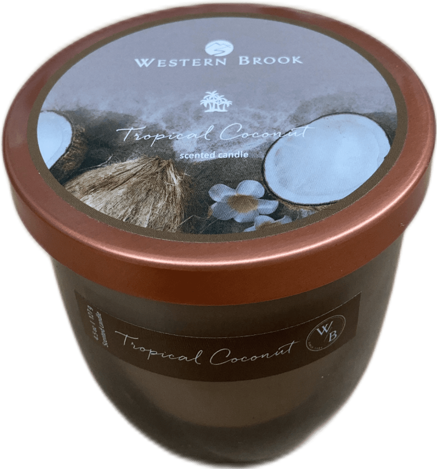 Western Brook Suðrænt kókos ilmkerti 127 g