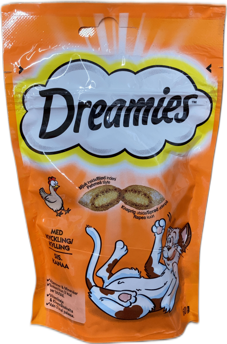 Dreamies góðgæti fyrir ketti með kjúklingi 60 g