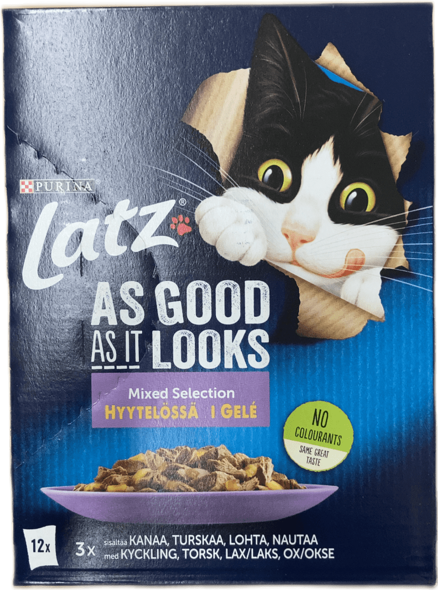 Latz Eins gott og það lítur út blandað úrval í hlaupi 12 x 85 g