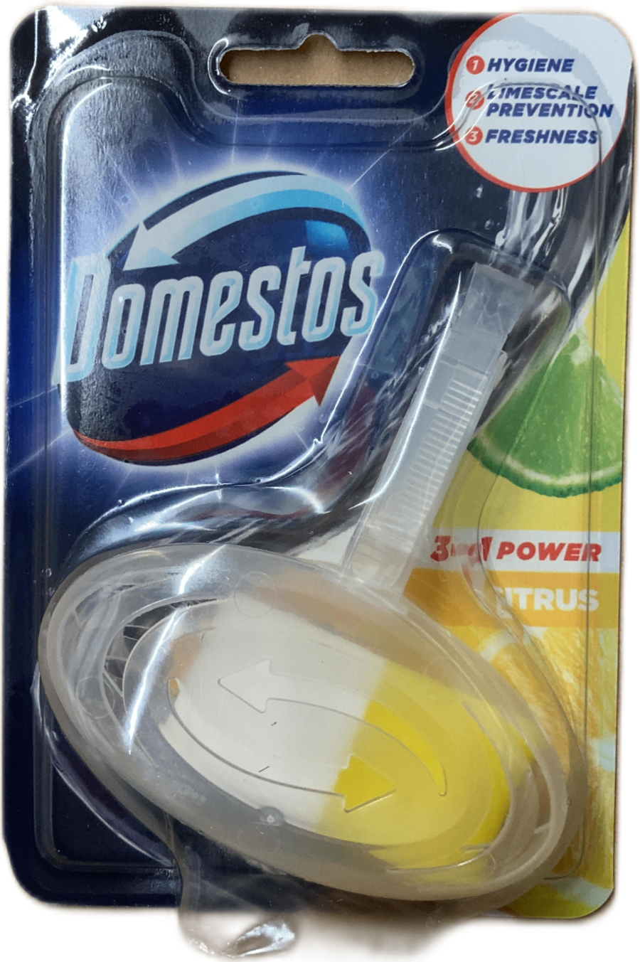 Domestos 3in1 Power Citrus WC-blokk 35 g