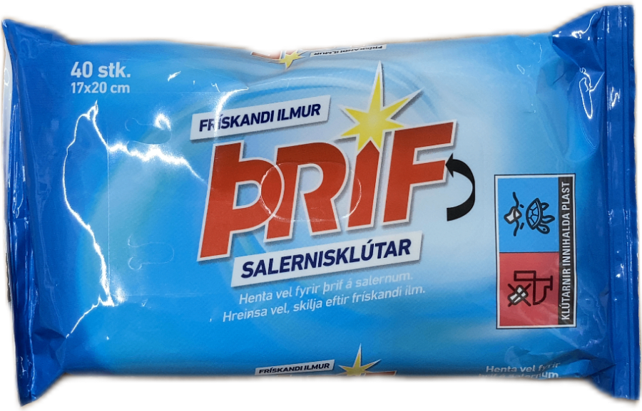 PríF Salernisklútar Frískandi Ilmur 40 stk