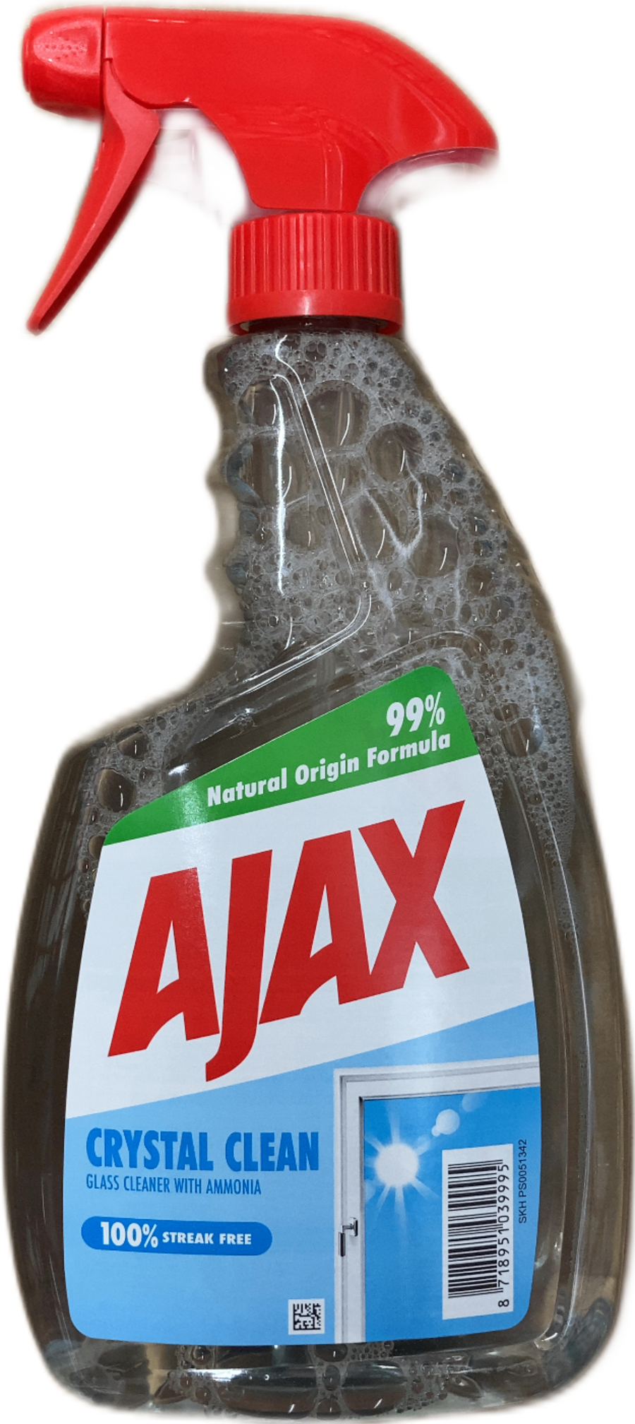 Ajax Crystal Clean glerhreinsir með ammoníaki 750 ml