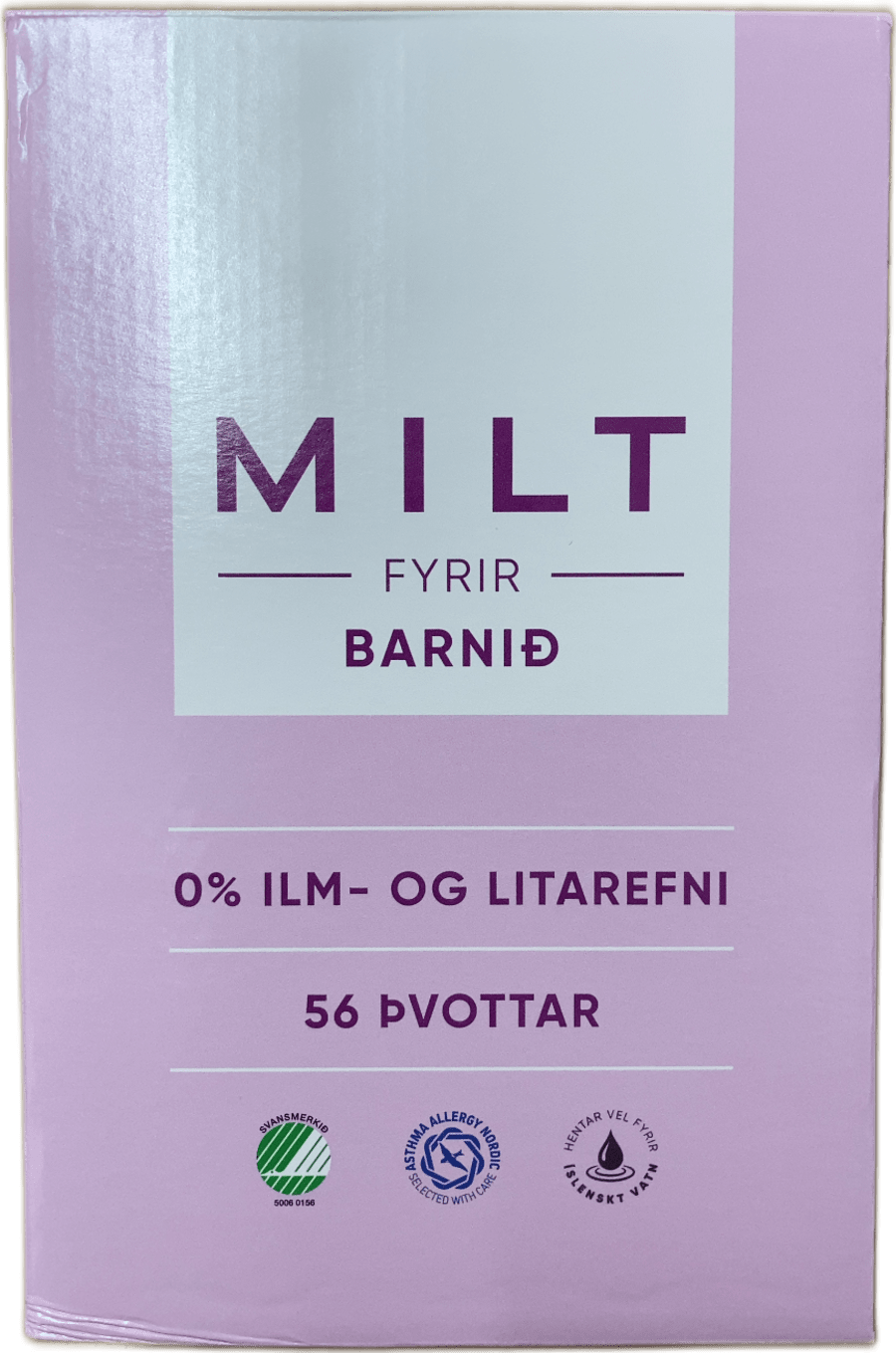 MILT Fyrir barnið þvottaduft 2 kg
