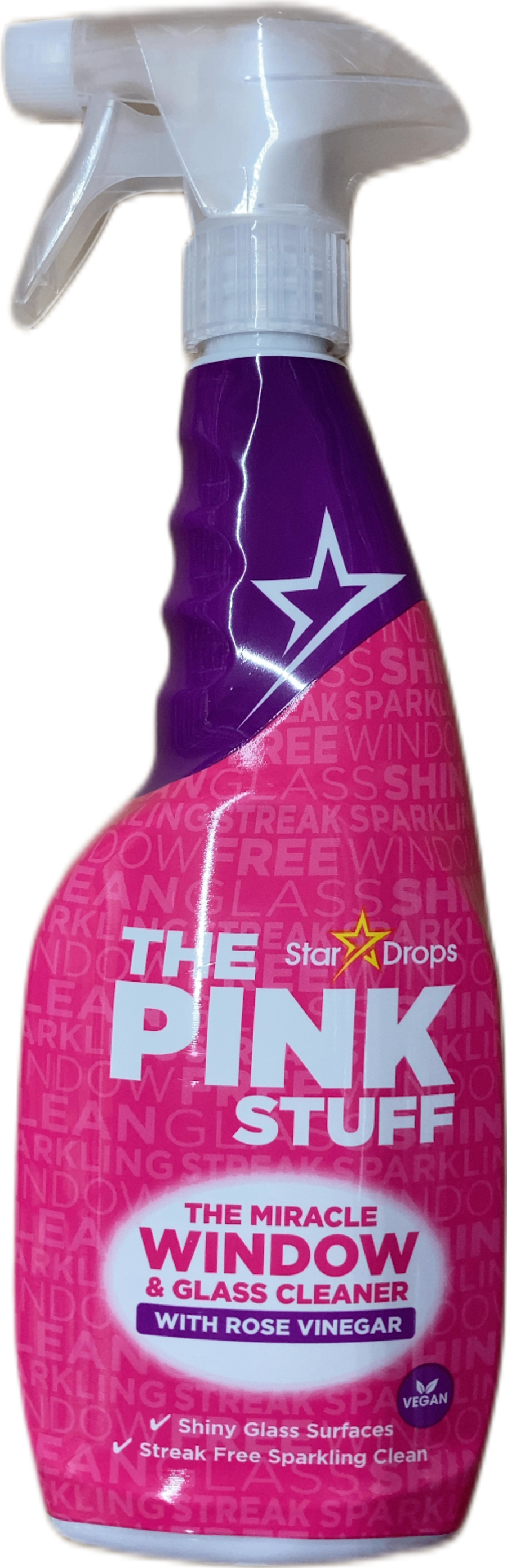 The Pink Stuff glugga- og glerhreinsiefni með rósediki 750 ml