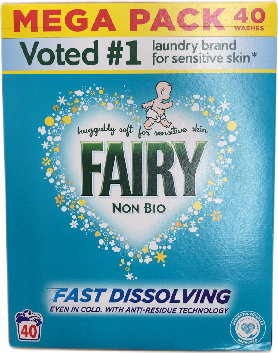 Fairy Non Bio þvottaduft 2400 g