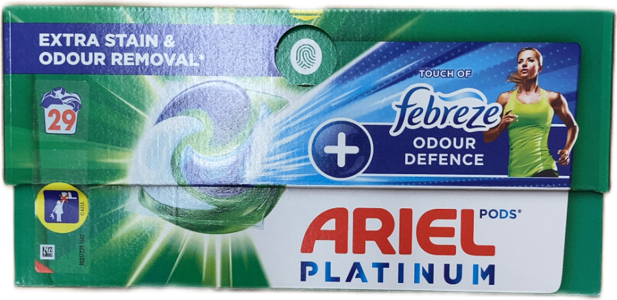 Ariel Pods Platinum með Febreze lyktarvörn 620,6 g