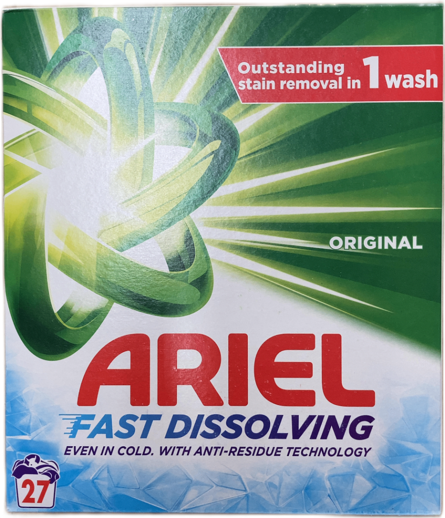 Ariel Original ensímþvottaefni, 27 þvottir