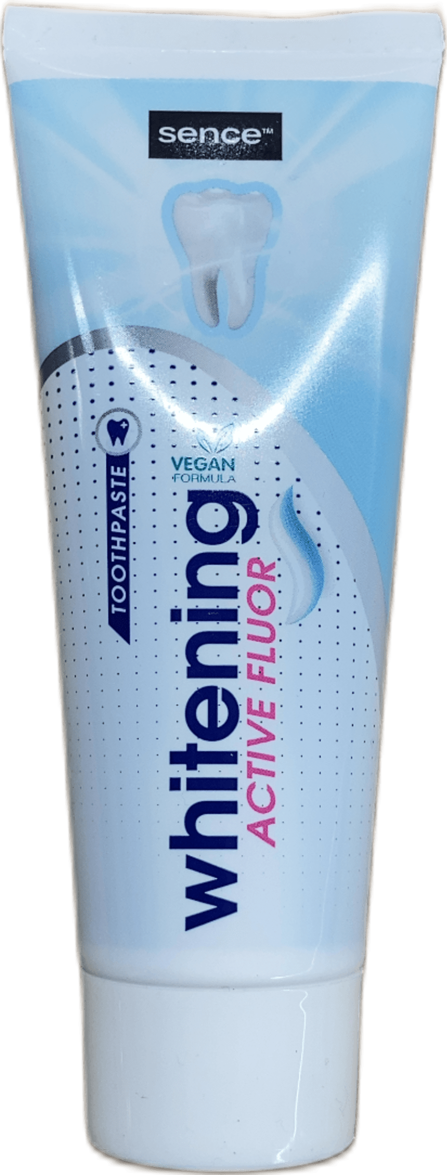 Sence hvíttandi tannkrem, virkt flúor, 75 ml