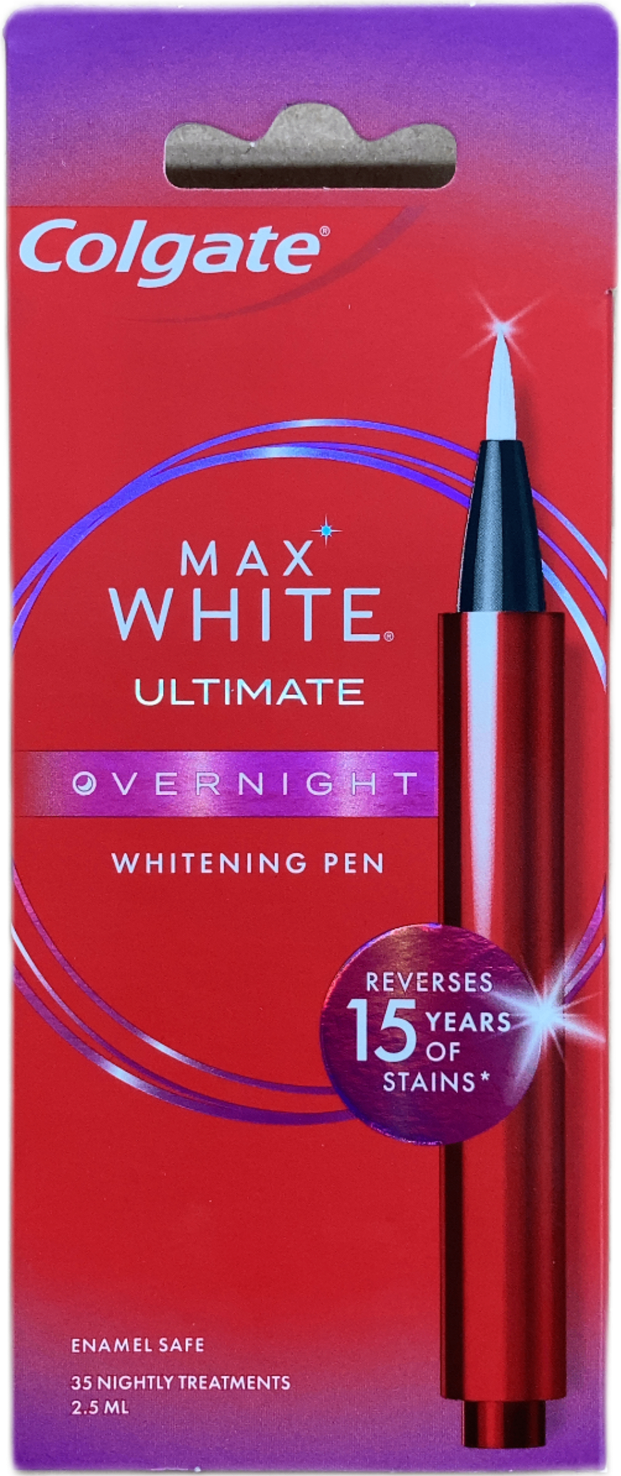 Colgate Max White Ultimate hvíttunarpenni yfir nótt 2,5 ml