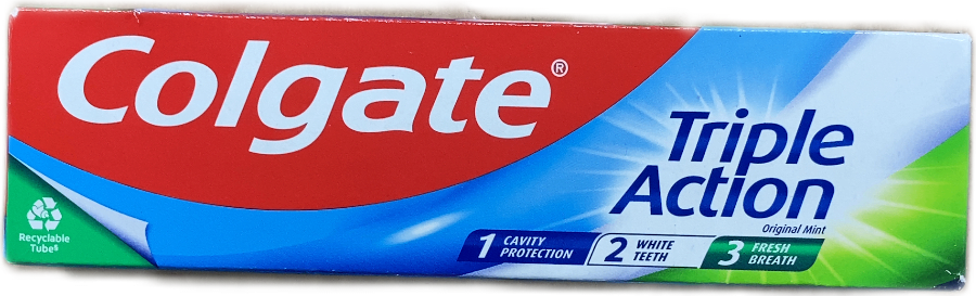 Colgate Þrívirk vörn gegn tannskemmdum Original Mint tannkrem 75 ml