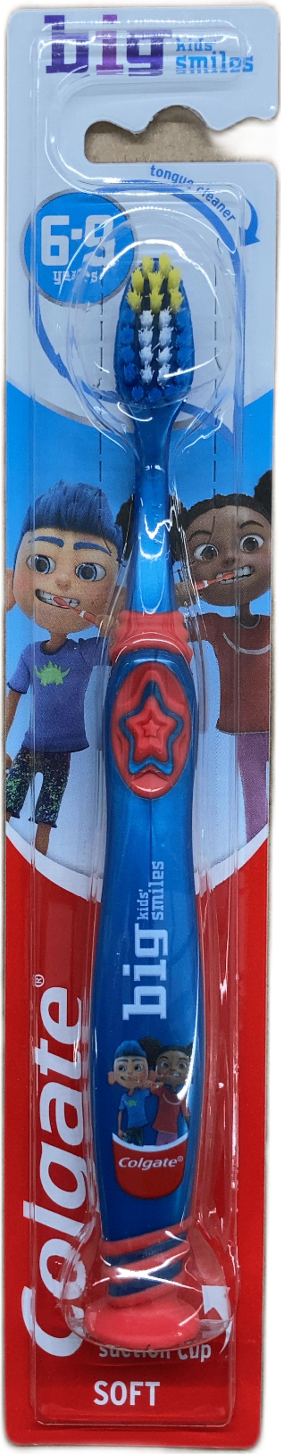 Colgate Big Kids' Smiles tannbursti, mjúkur, 6–9 ára, 1 stk