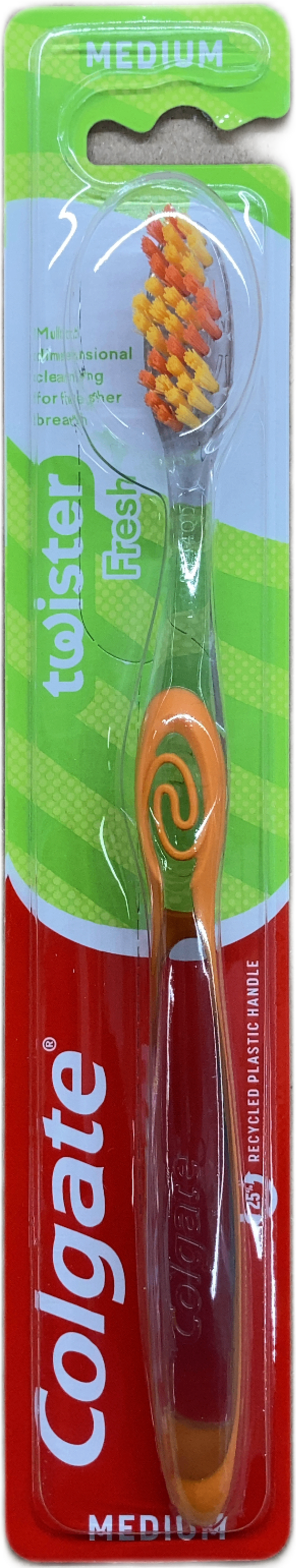 Colgate Twister Fresh miðlungs tannbursti 1 stk