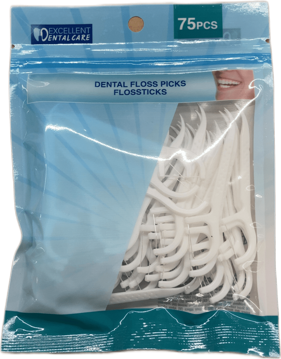 Excellent Dental Care Tannþráðspinnar 75 stk