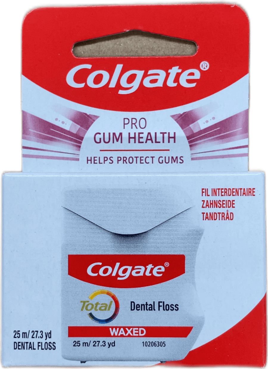 Colgate Total tannþráður vaxaður 25 m