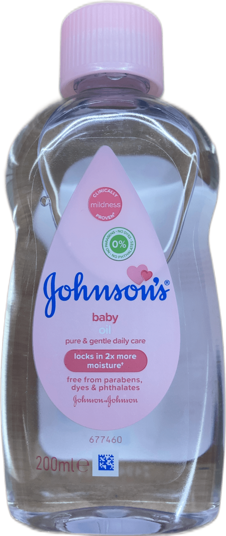 Johnson's barnaolía – hrein og mild dagleg umhirða 200 ml