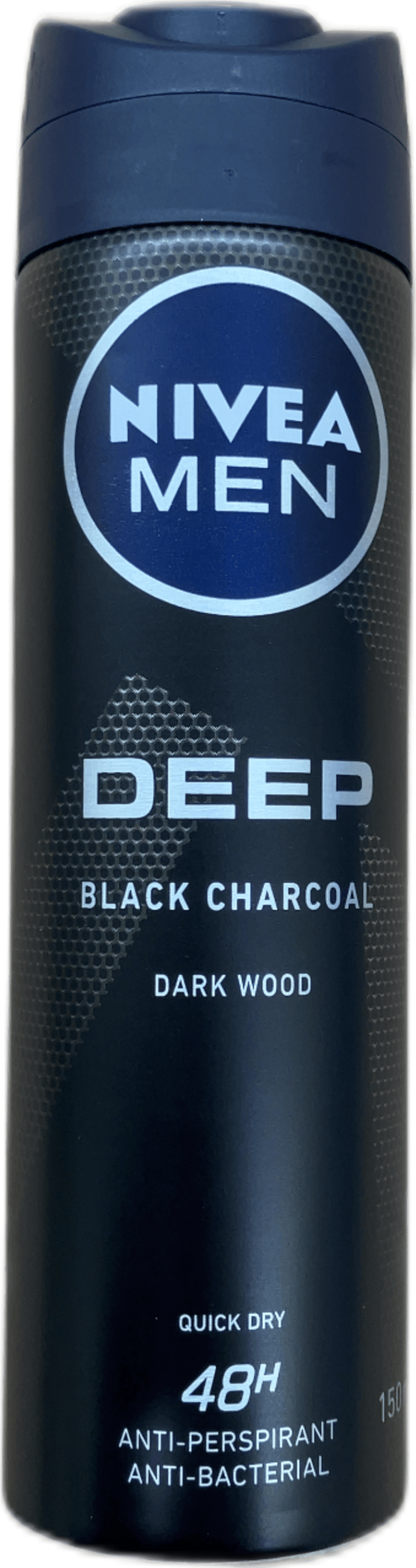 NIVEA Men Deep Black Charcoal Dark Wood svitavörn 150 ml