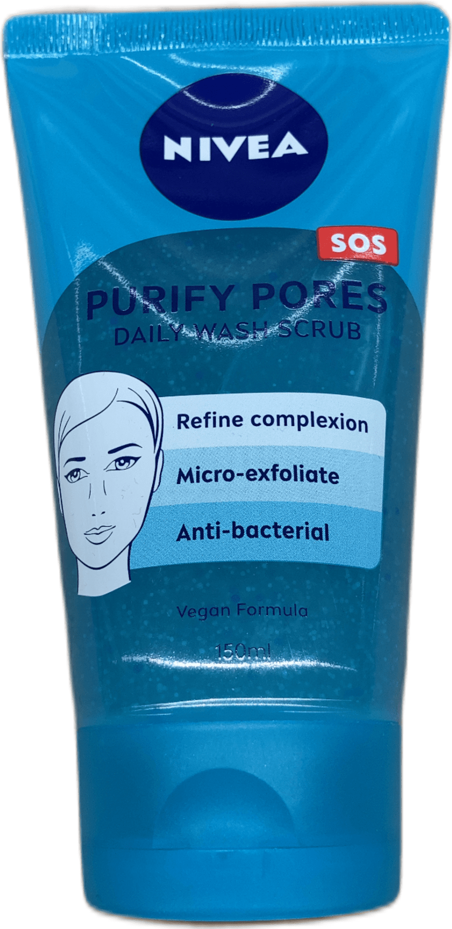 NIVEA Purify Pores daglegur hreinsiskrúbbur 150 ml