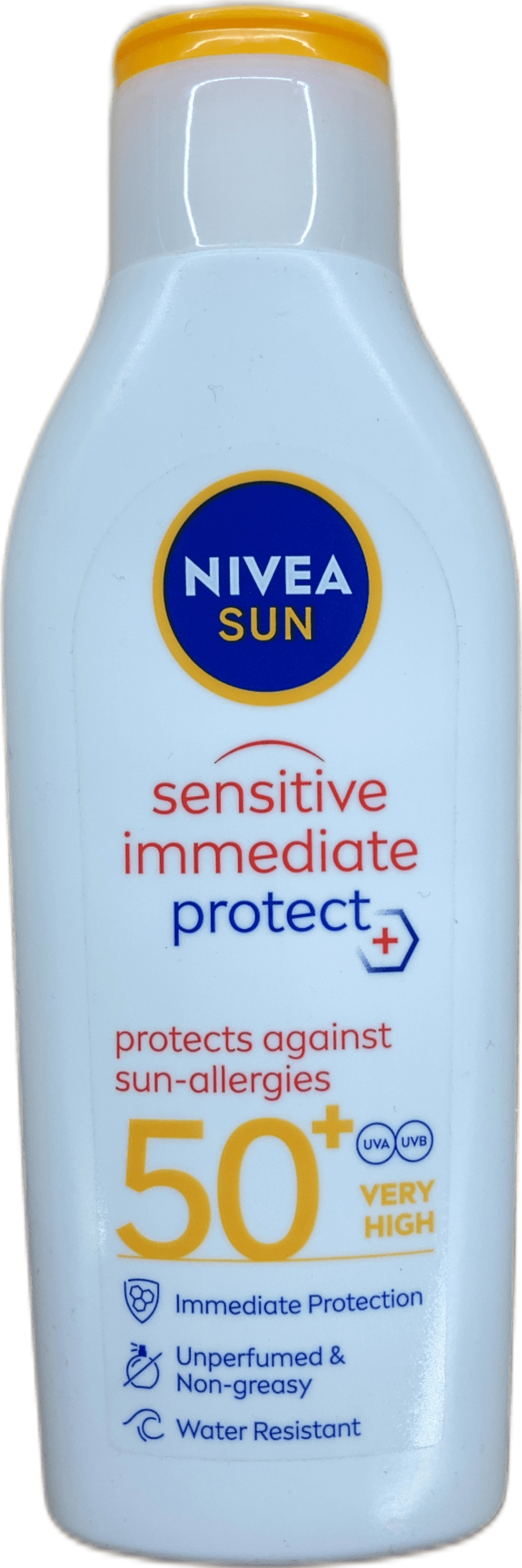 NIVEA Sun Sensitive Immediate Protect SPF50+ sólarvörn 200 ml