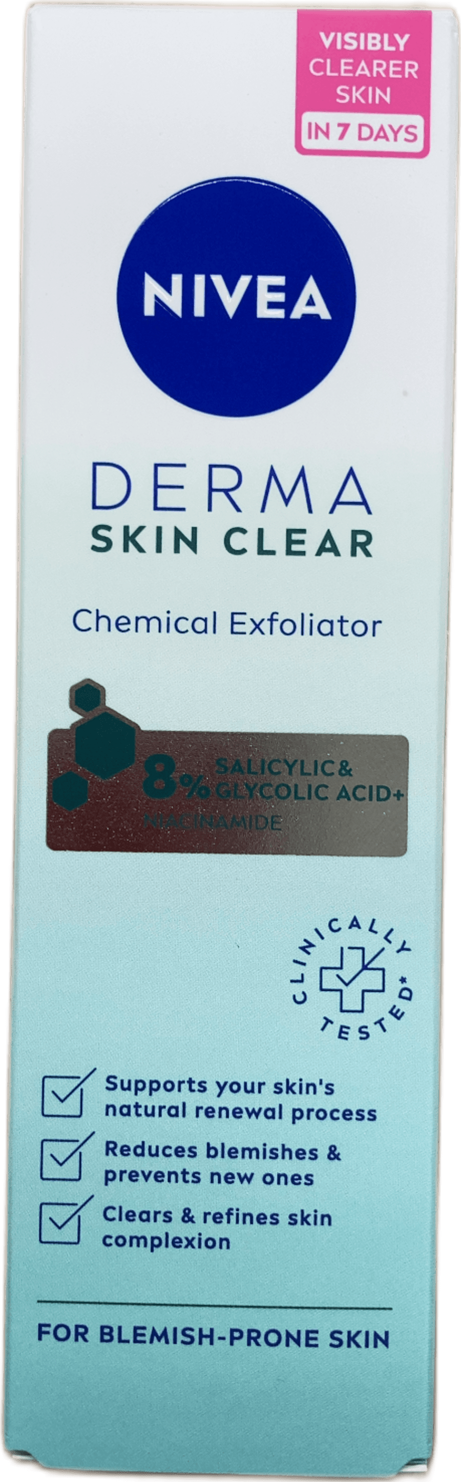 Nivea Derma Skin Clear Efnapíling 8% AHA/BHA + Níasínamíð