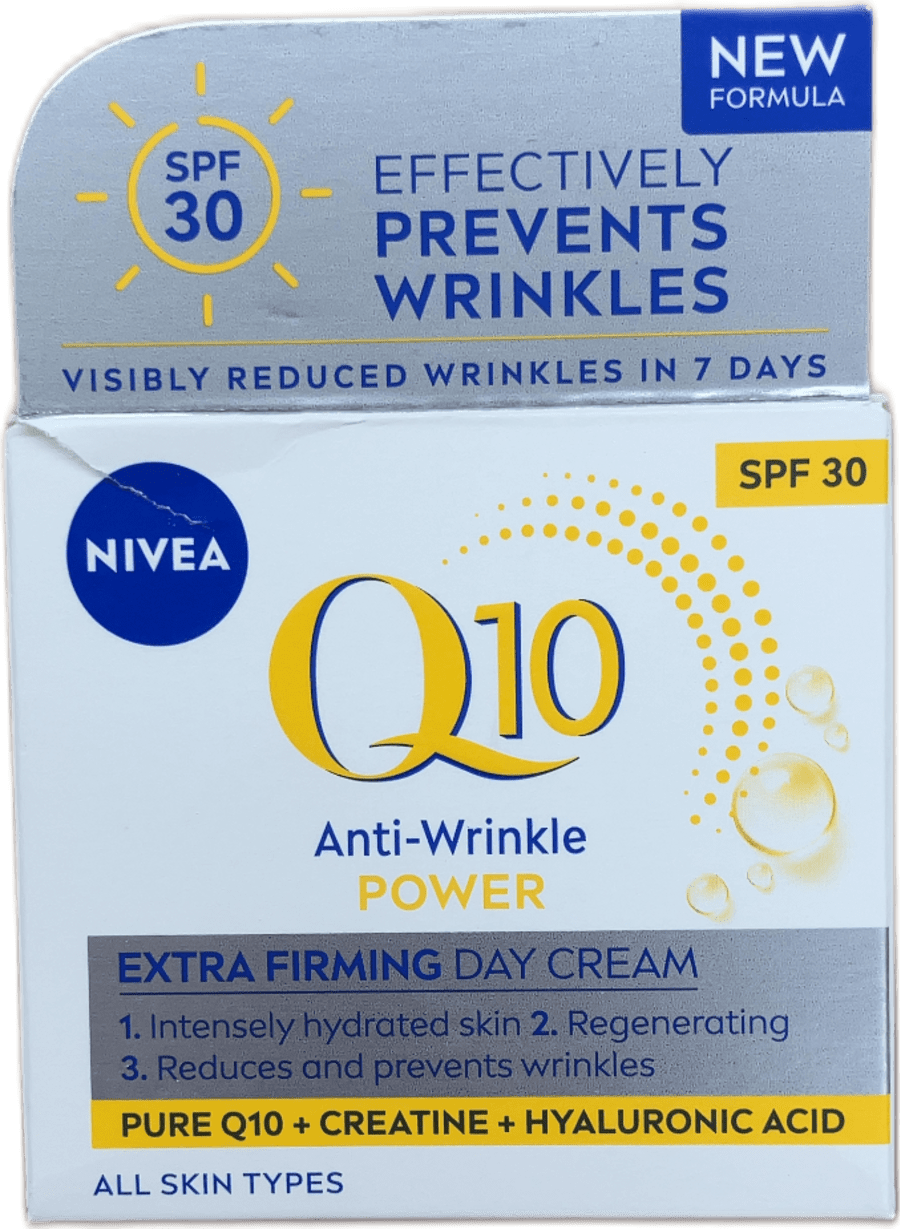 Nivea Q10 Hrukkuvarnandi Sérlega Stinnandi Dagkrem SPF 30 50 ml