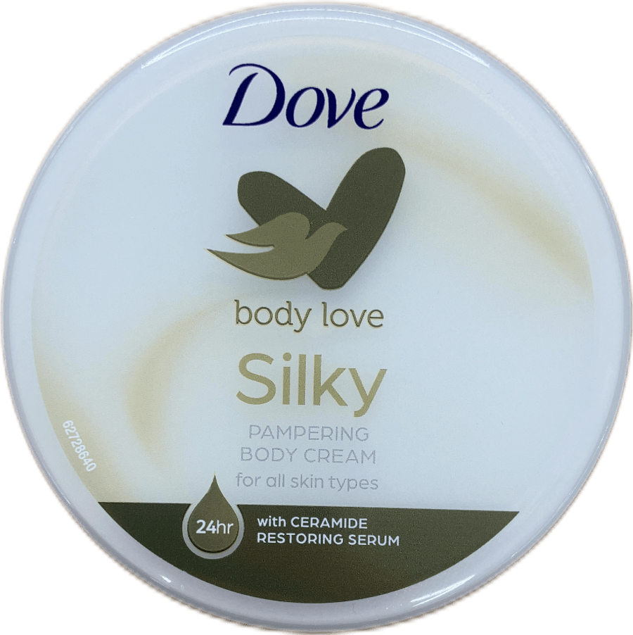 Dove Body Love Silkimjúkt dekurlíkamskrem 300 ml