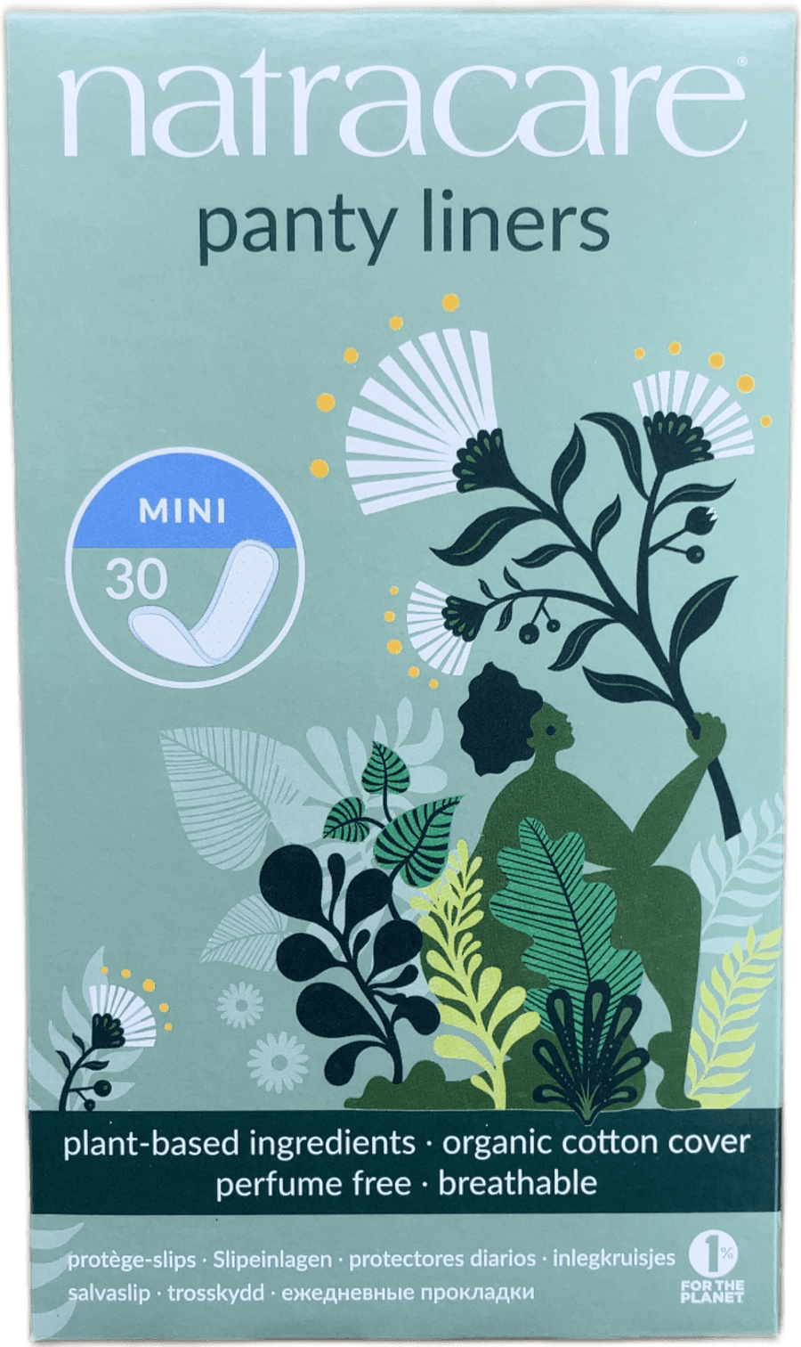Natracare Panty Liners Mini 30 stk