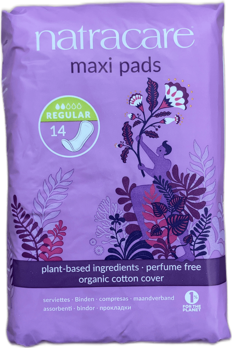Natracare Maxi Pads Regular 14 stk