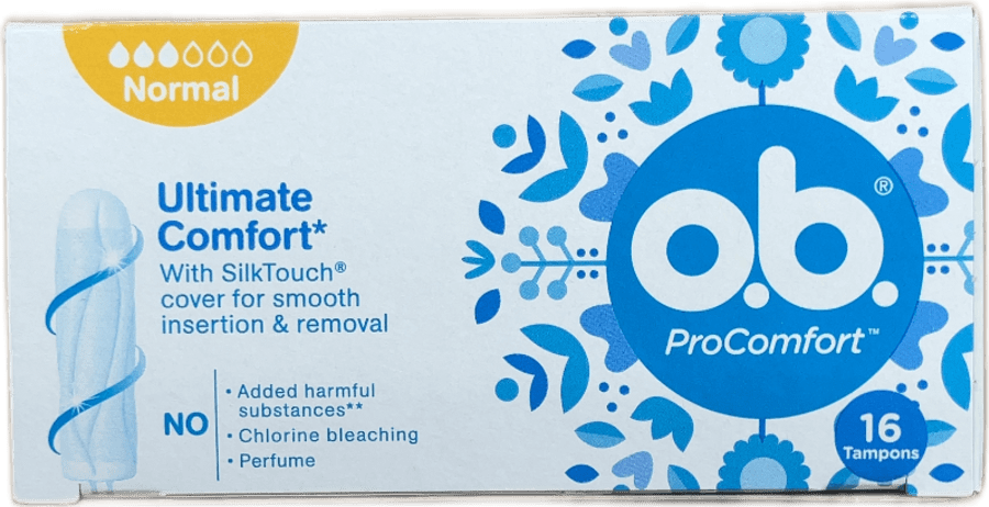 o.b. ProComfort Normal túrtappar 16 stk