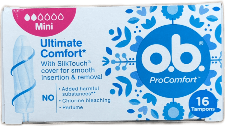 o.b. ProComfort Mini túrtappar 16 stk