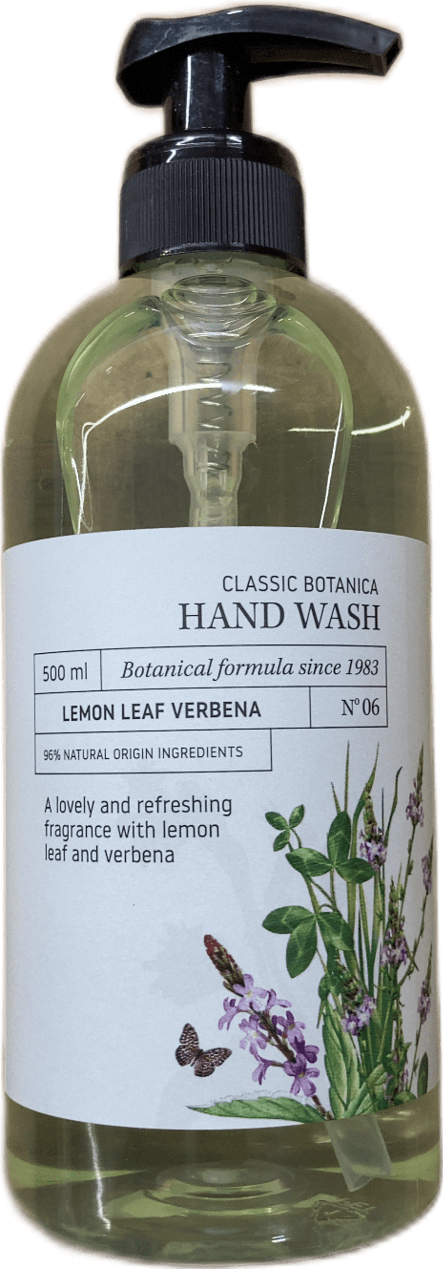 Gunry Classic Botanica fljótandi handsápa Lemon Leaf Verbena 500 ml