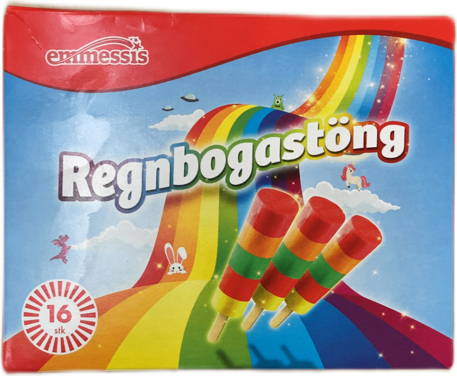Emmessís Regnbogastöng 16 stk