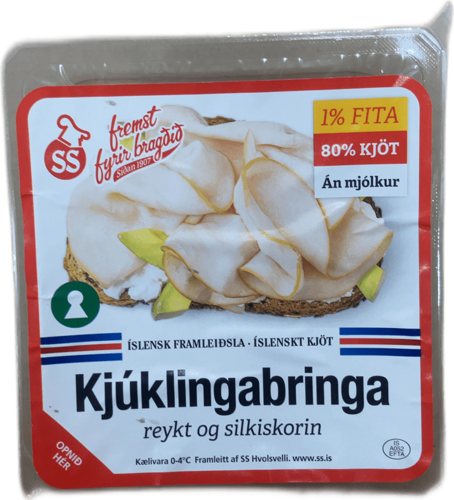 SS Kjúklingabringa reykt og silkiskorin 140 g