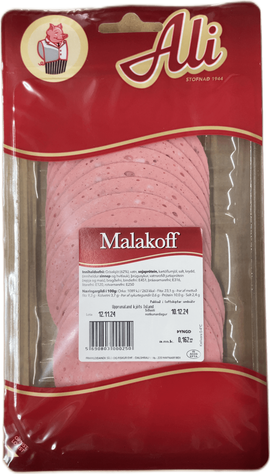 Ali Malakoff 162 g