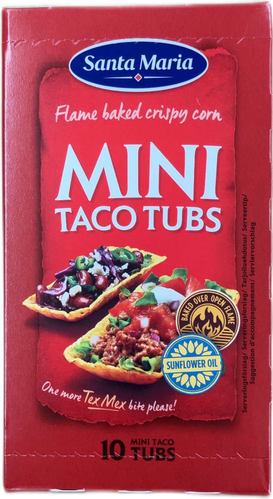 S.m mini taco tubs 10 stk