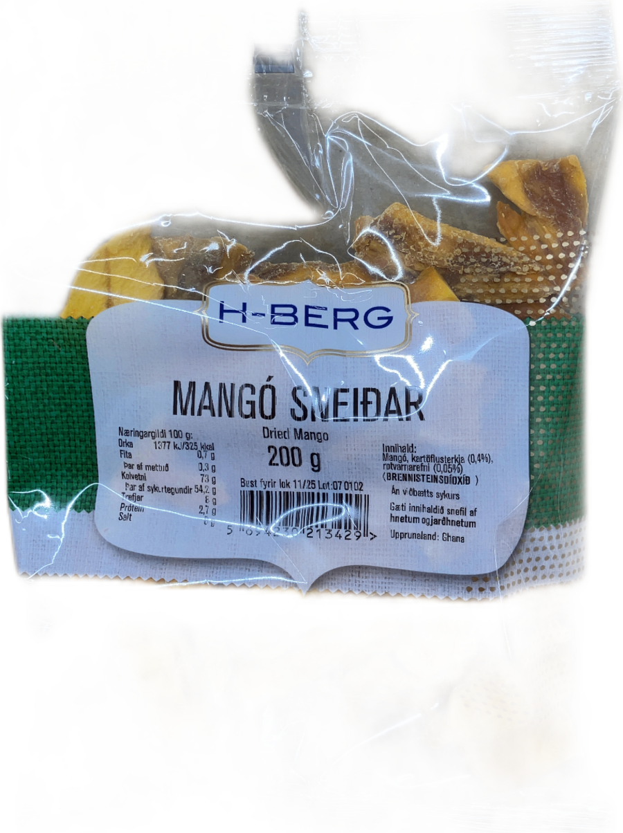 H-Berg mangó sneiðar 200 gr