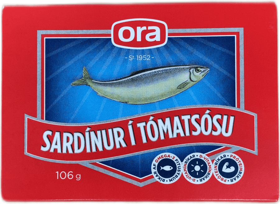 Ora sardínur tómat 106 gr