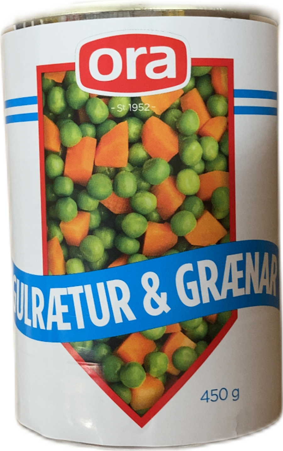 Ora gulrætur og grænar 450 gr