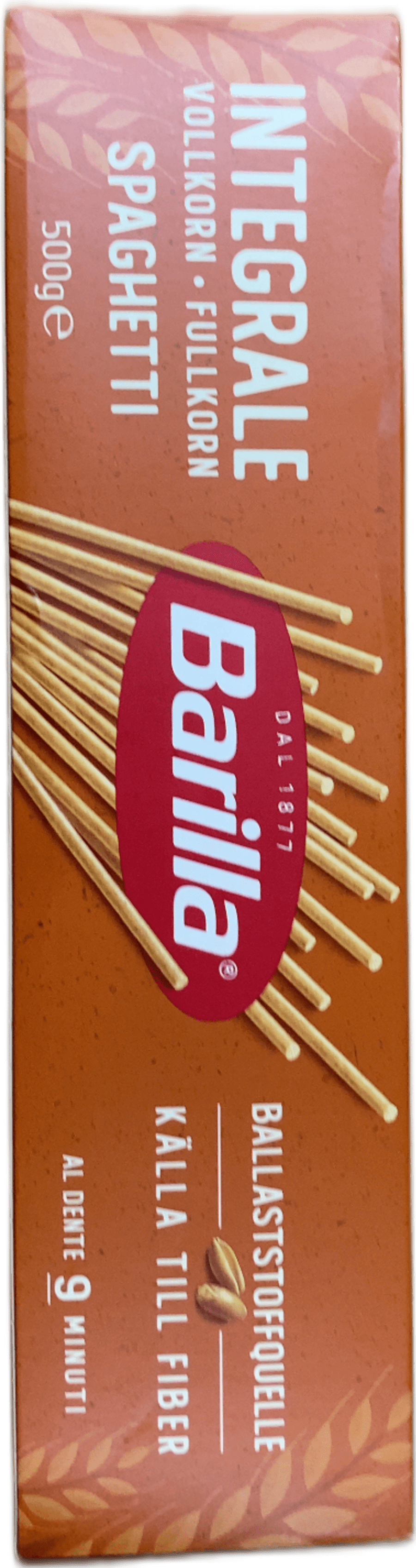 Barilla spaghetti heilhveiti 500 gr