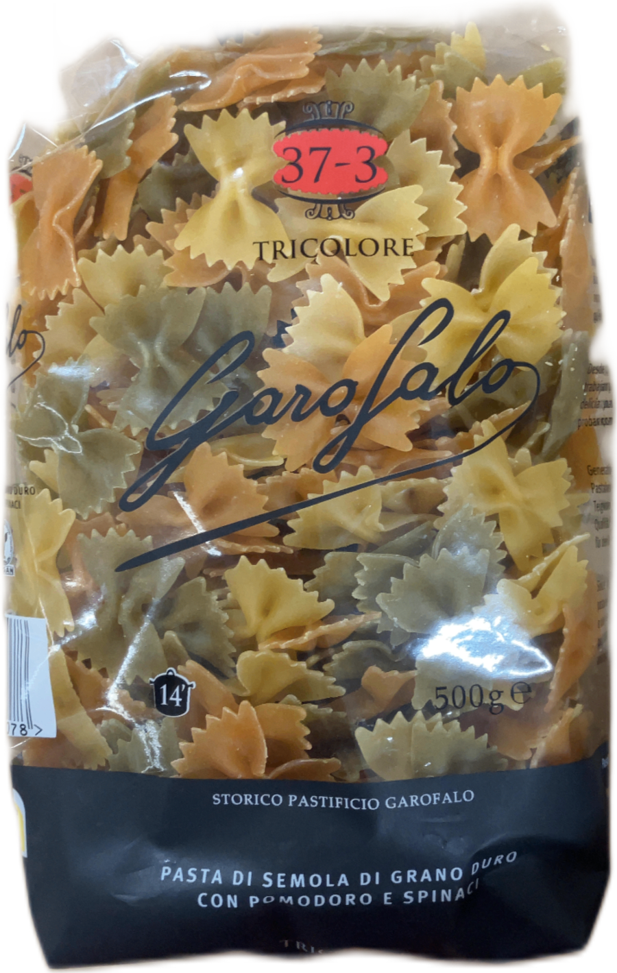 Garofalo farfalle tricolor 500 gr