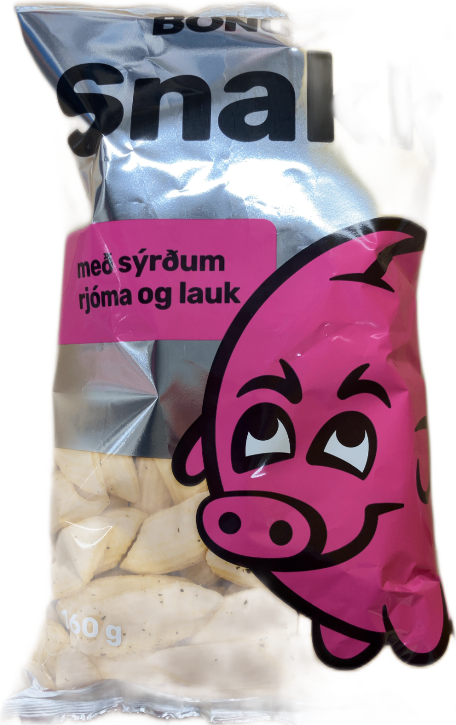 Bónus snakk m/sýrðum rjóma og lauk 160 gr