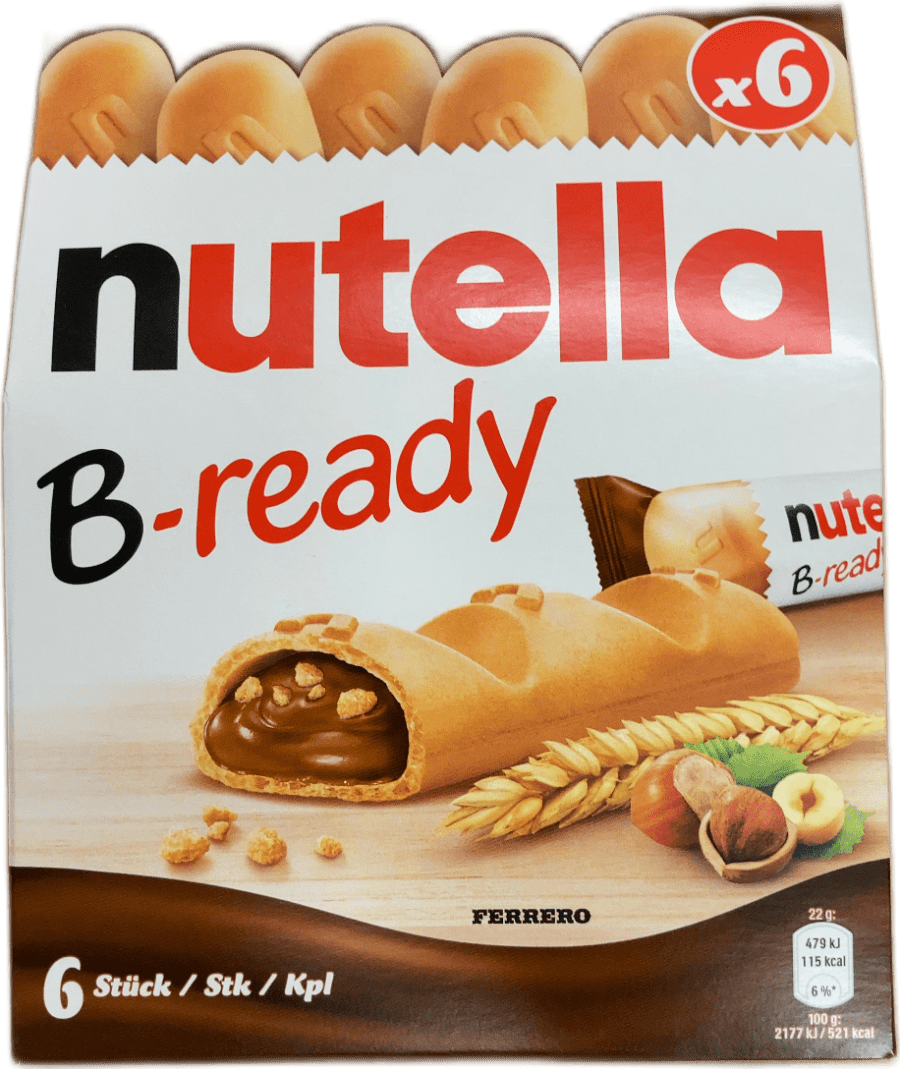 Nutella b-ready 6 pk
