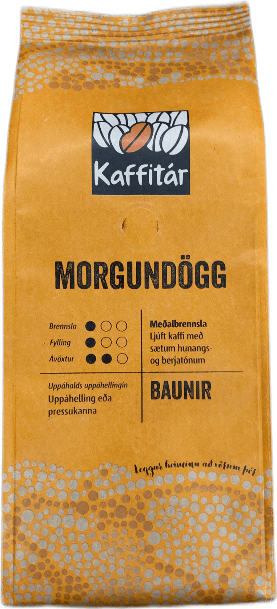 Kaffitár Morgundögg baunir 