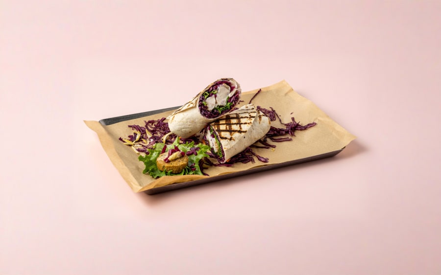Air fried Falafel with Sesame and Tahini