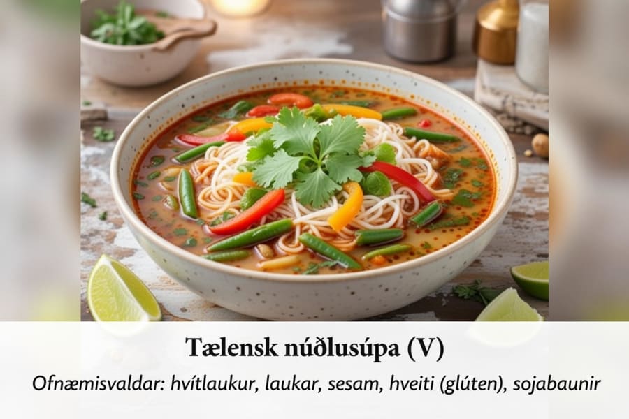 Tælensk núðlusúpa (V)
