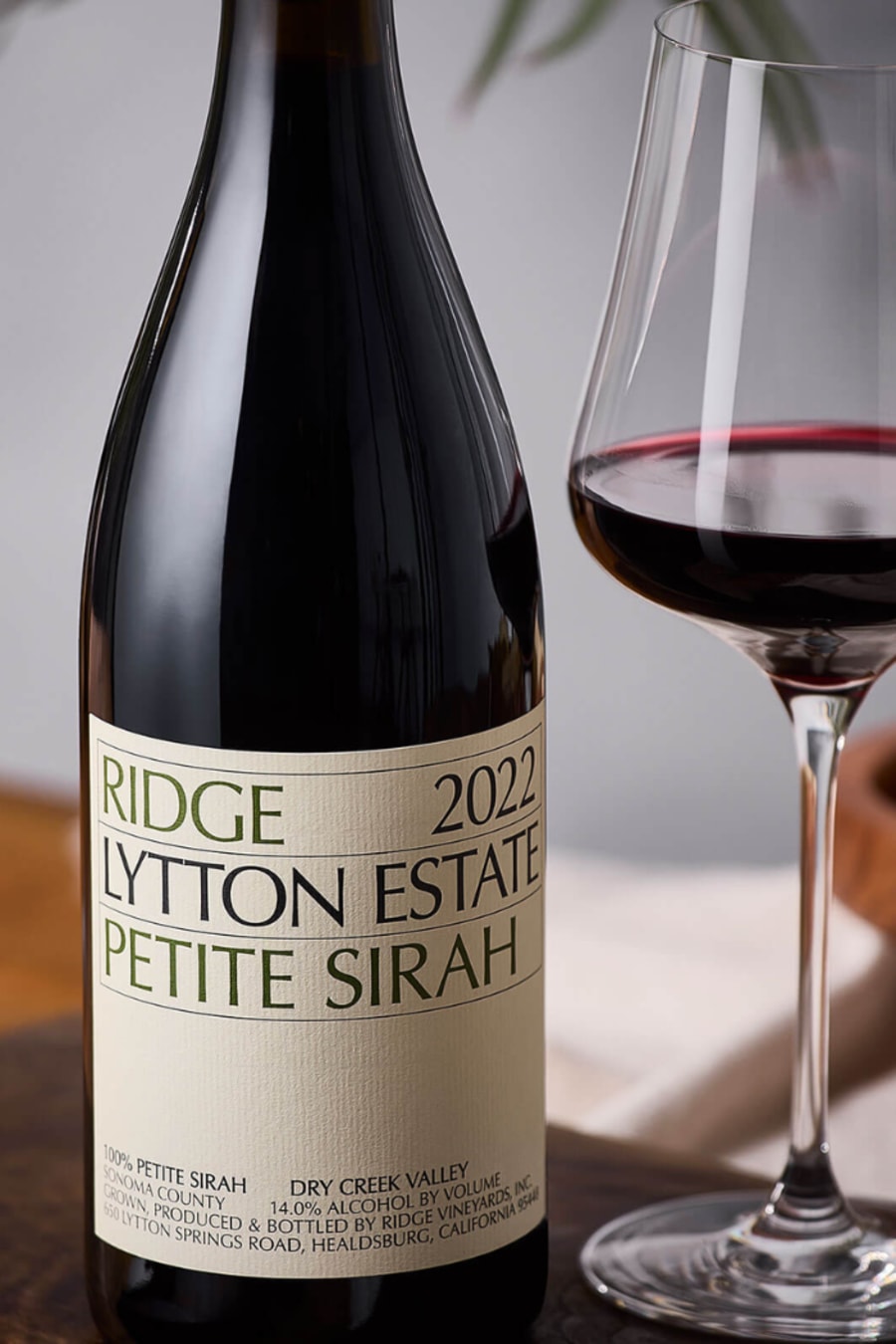 2022 Ridge Lytton Estate Petite Sirah