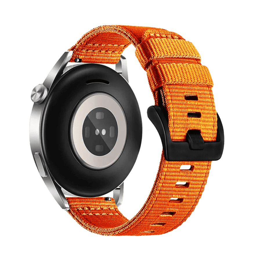 22mm ól fyrir snjallúr (W070) - Appelsínugul tau ól