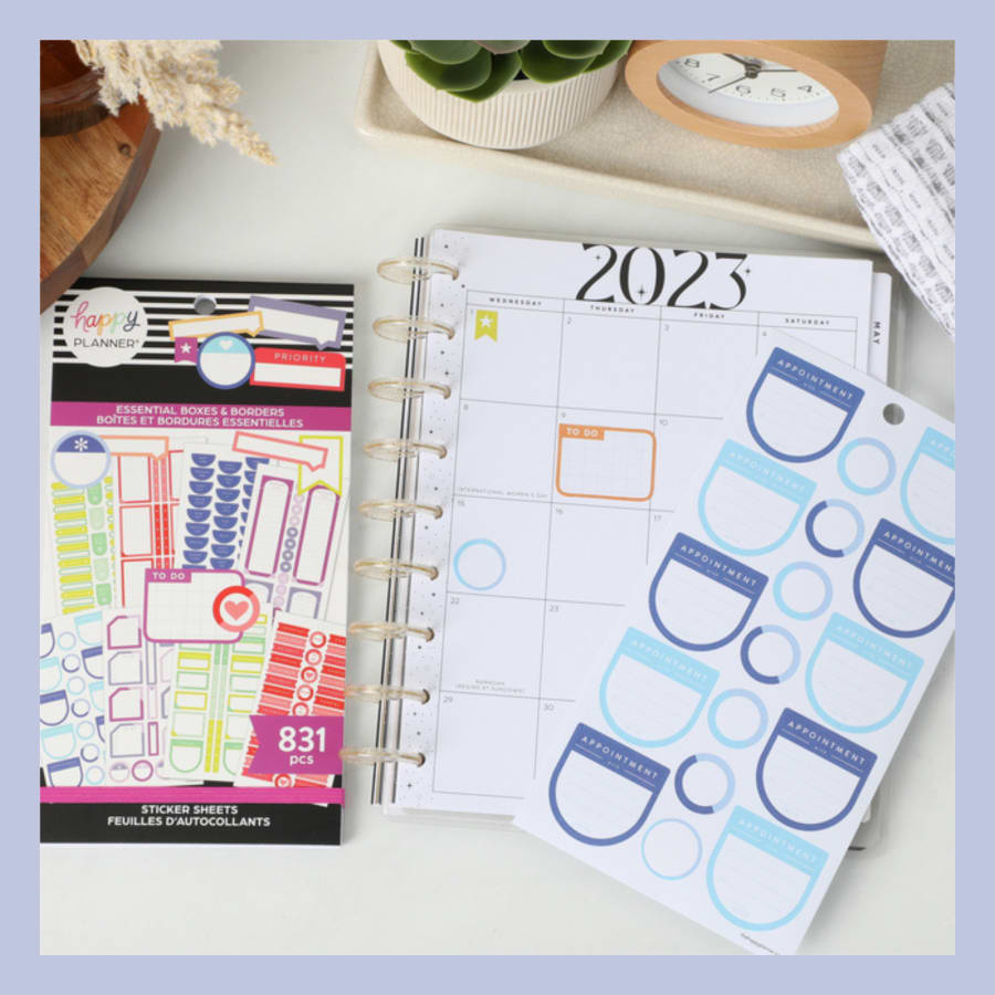 The Happy Planner límmiðar – Dálkar og listar
