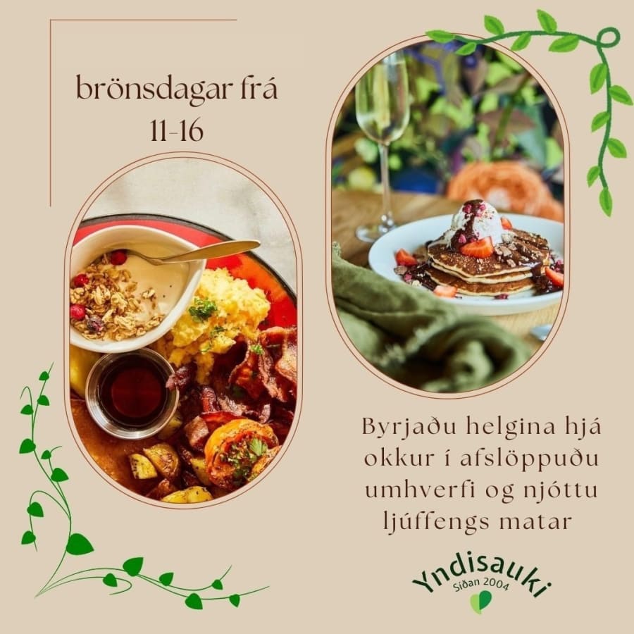 Yndisauki býður upp á lúxus bröns fyrir tvo