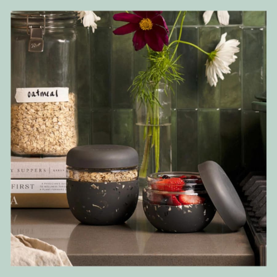 Porter glerkrukka – Terrazzo Charcoal